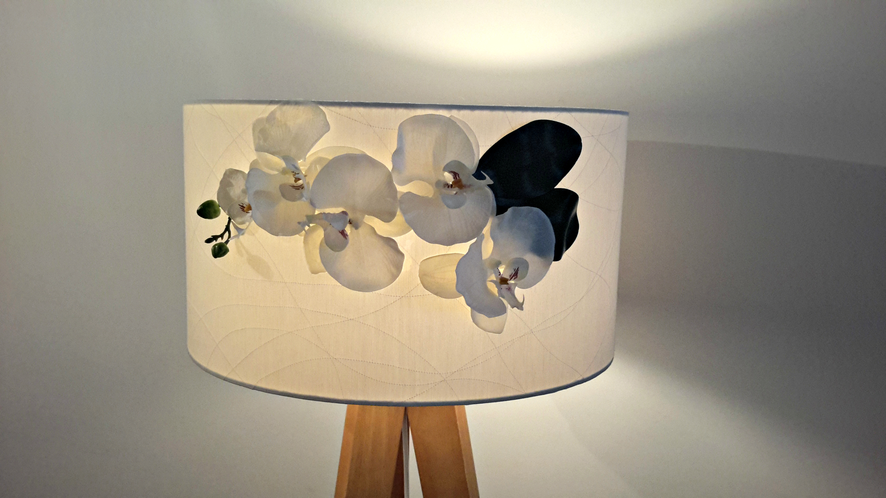 orchids lampshade 4