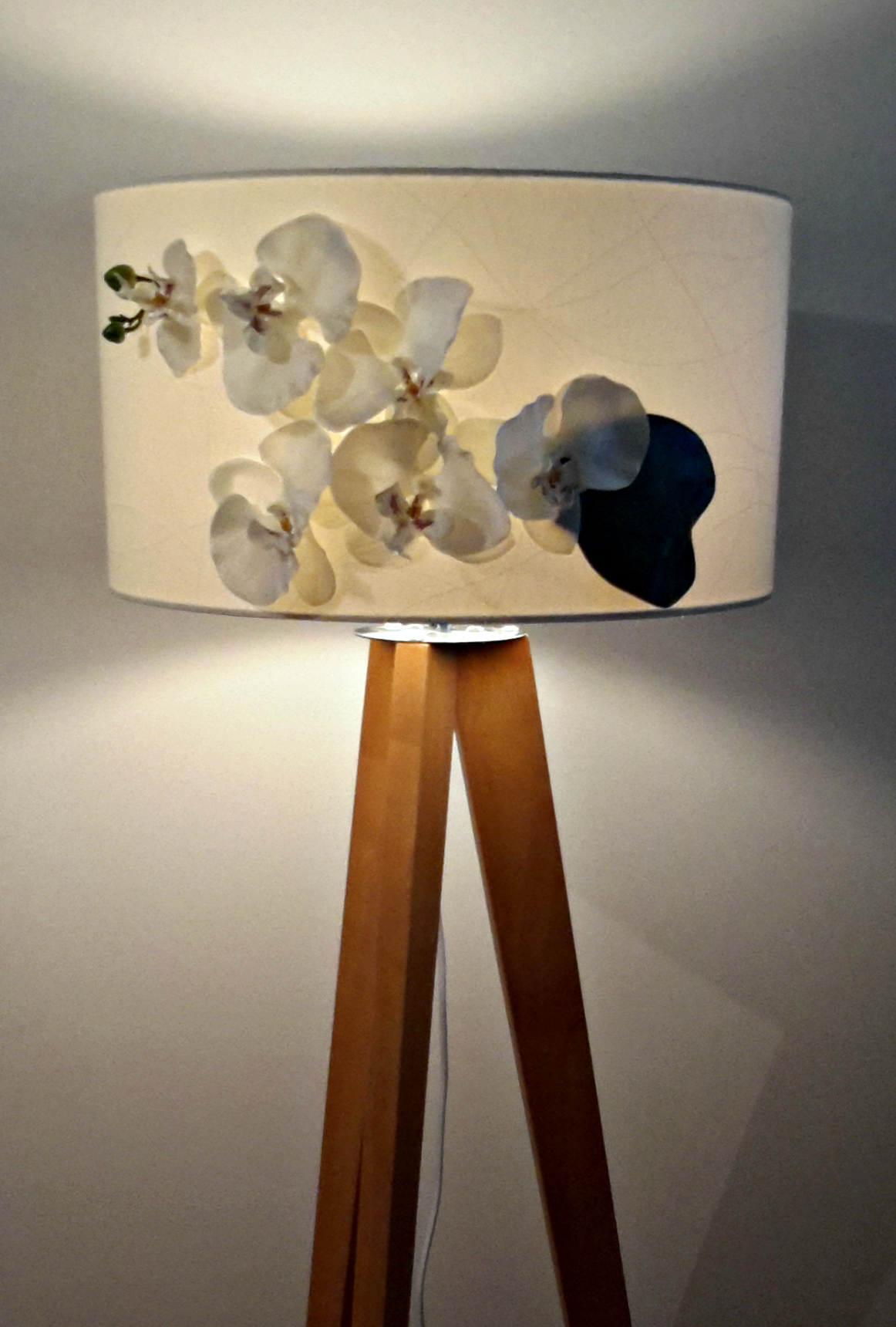 orchids lampshade
